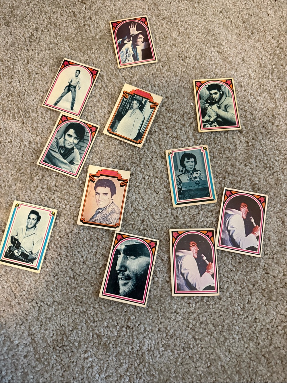 Vintage Elvis Presley Trading Cards - Multicolor